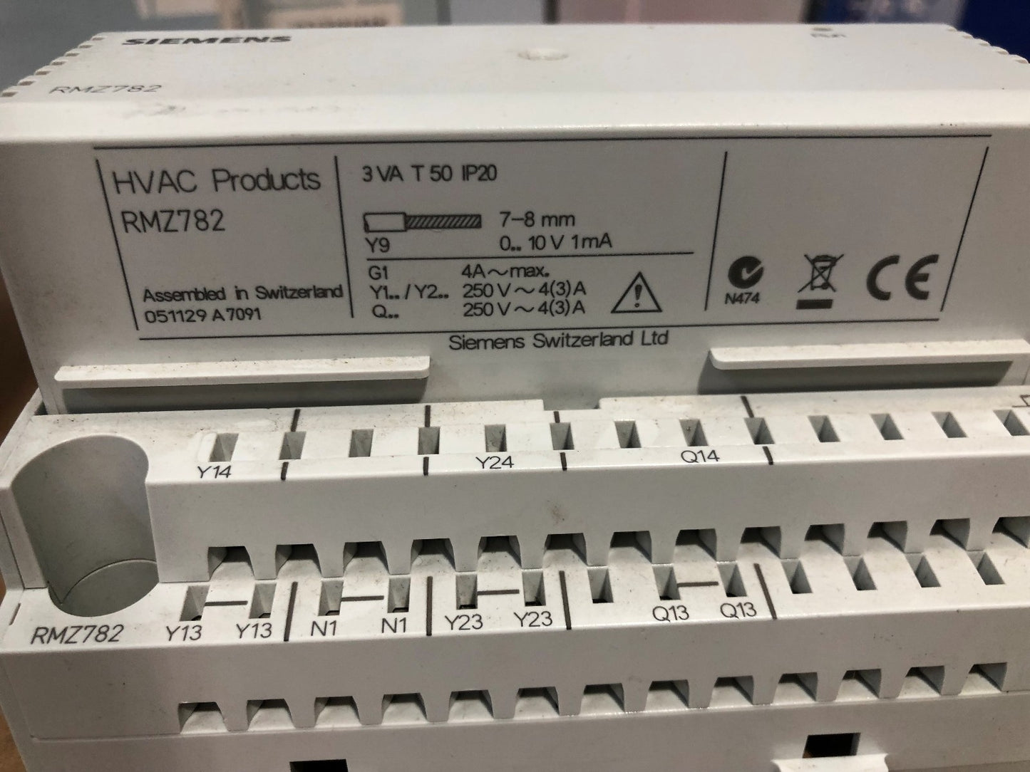 Siemens RMZ782 Module - KLR Automation