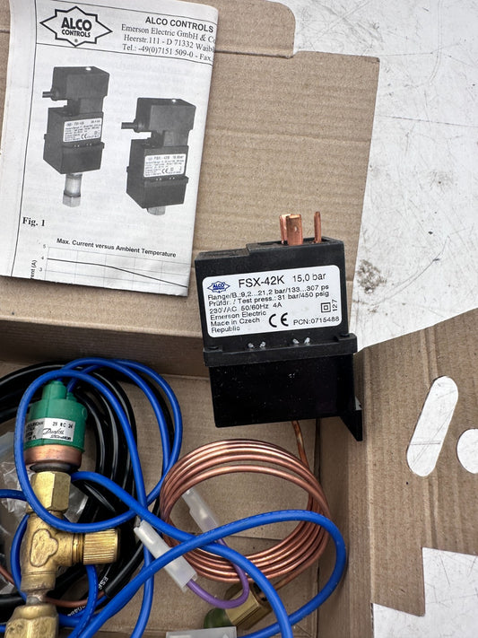 ALCO CONTROLS FSX-42K PCN 0715488 + DANFOSS ACB-2UB624W 061F7624