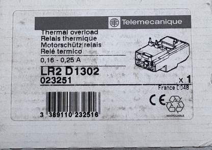 TELEMECANIQUE RELAIS THERMIQUE LR2 D1302 x1