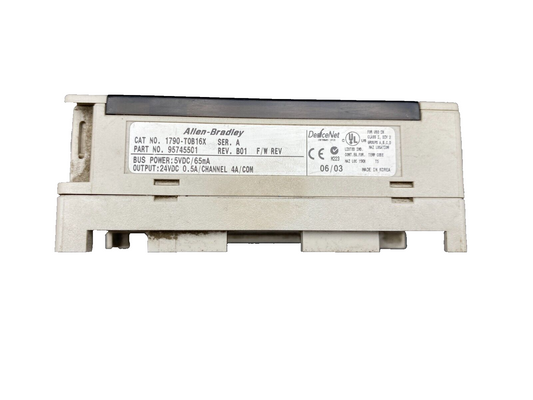 1pcx ALLEN BRADLEY COMPACT BLOCK LDX 1790-T0B16X EXPANSION UNIT 95745501 REV B01
