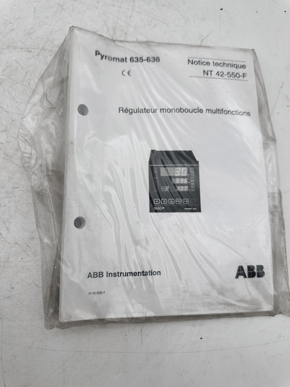 ABB AUTOMATION Y.PYR.635.3310 PYROMAT 635 REGULATEUR MONOBOUCLE MULTIFONCTIONS - KLR Automation