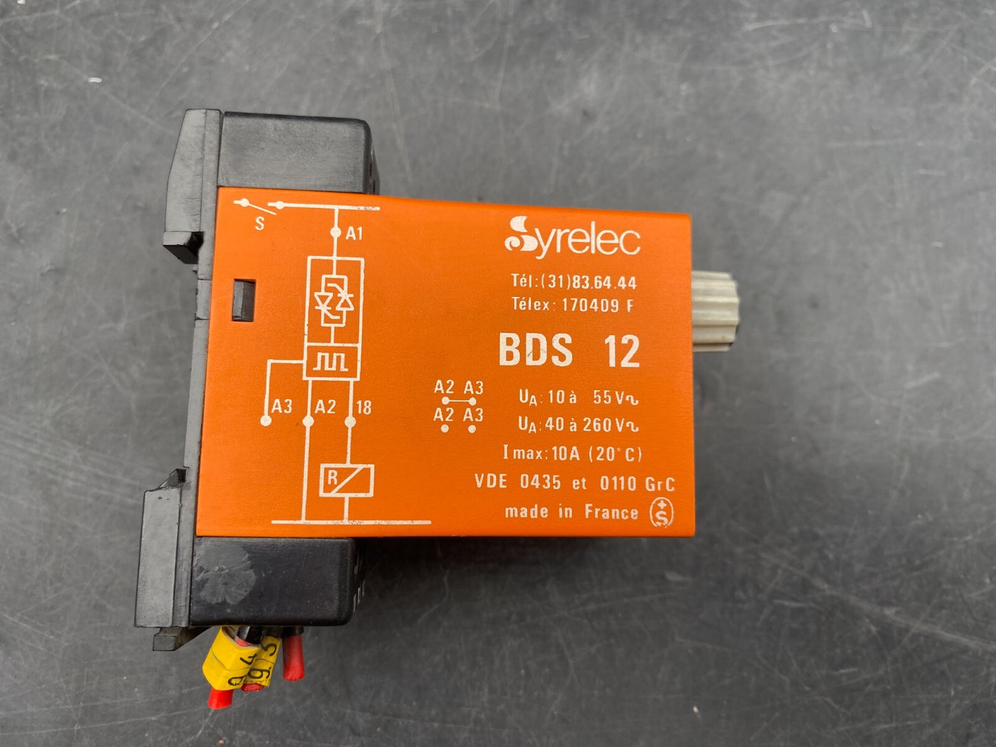 SYRELEC BDS 12 TIME RELAY
