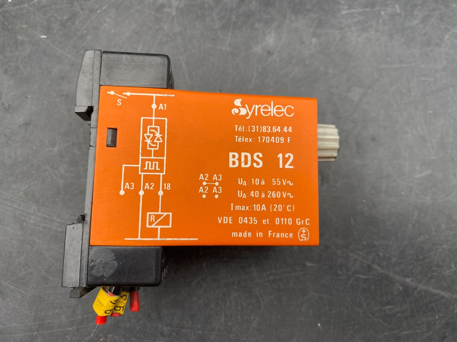 SYRELEC BDS 12 TIME RELAY