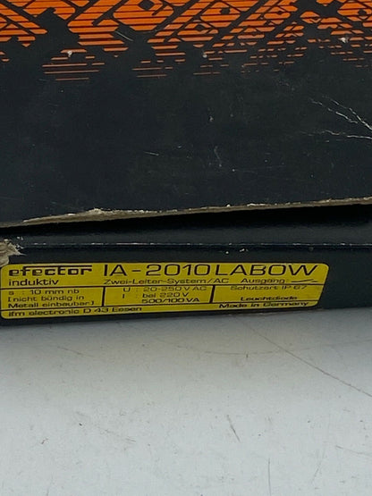Ifm IA - 2010LABOW Capteur Inductif - KLR Automation