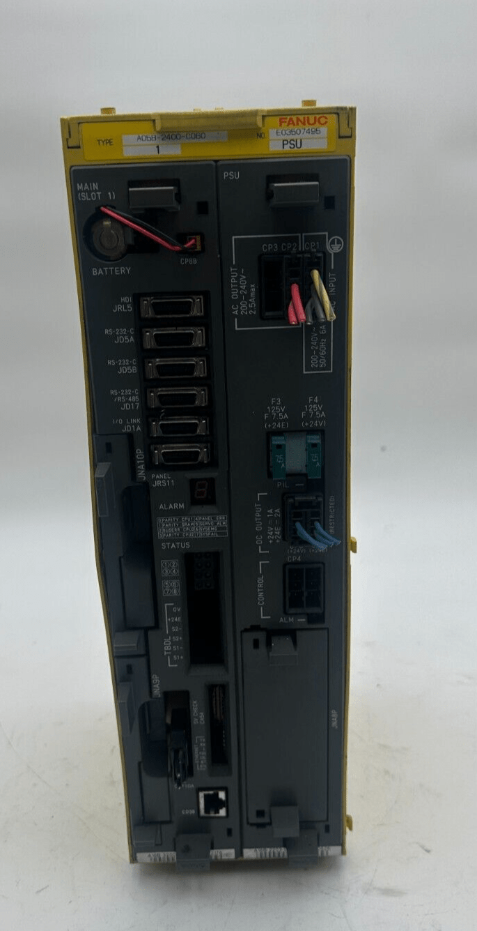 FANUC A16B - 3200 - 0412 + A16B - 2203 - 0370 + A05B - 2400 - C060 - KLR Automation