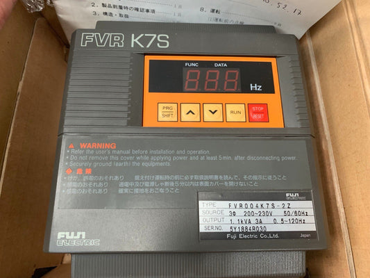 FUJI FVR K7S Inverter Drive FVR004K7S - 2Z - KLR Automation