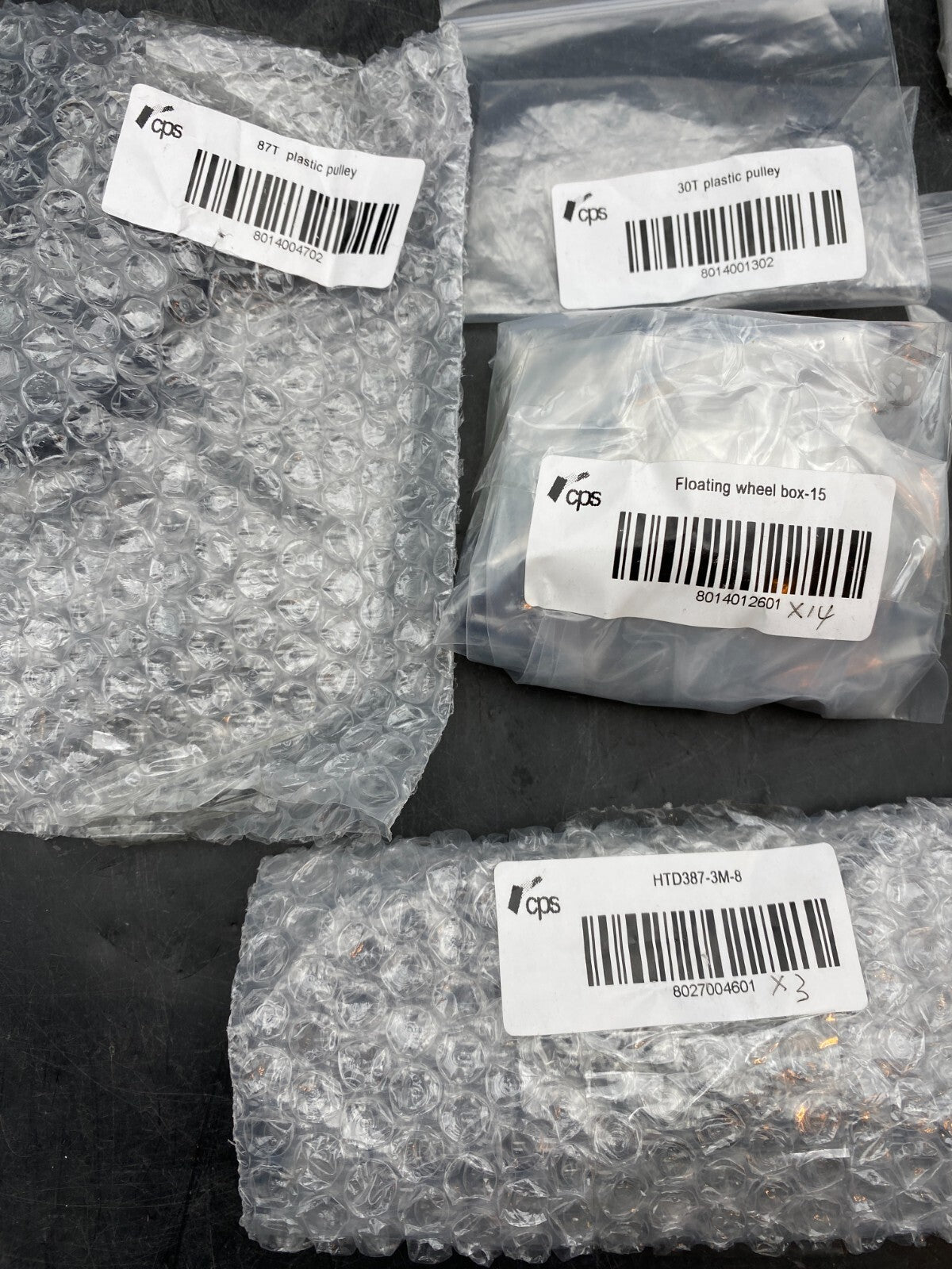 CPS SET OF PLASTIC PULLEY FOR POCKET VALUE COUNTER