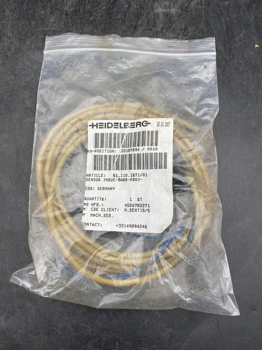 HEIDELBERG 61.110.1671/01 INTERRUPTEUR DE COMMANDE POUR IMPRIMANTE - KLR Automation