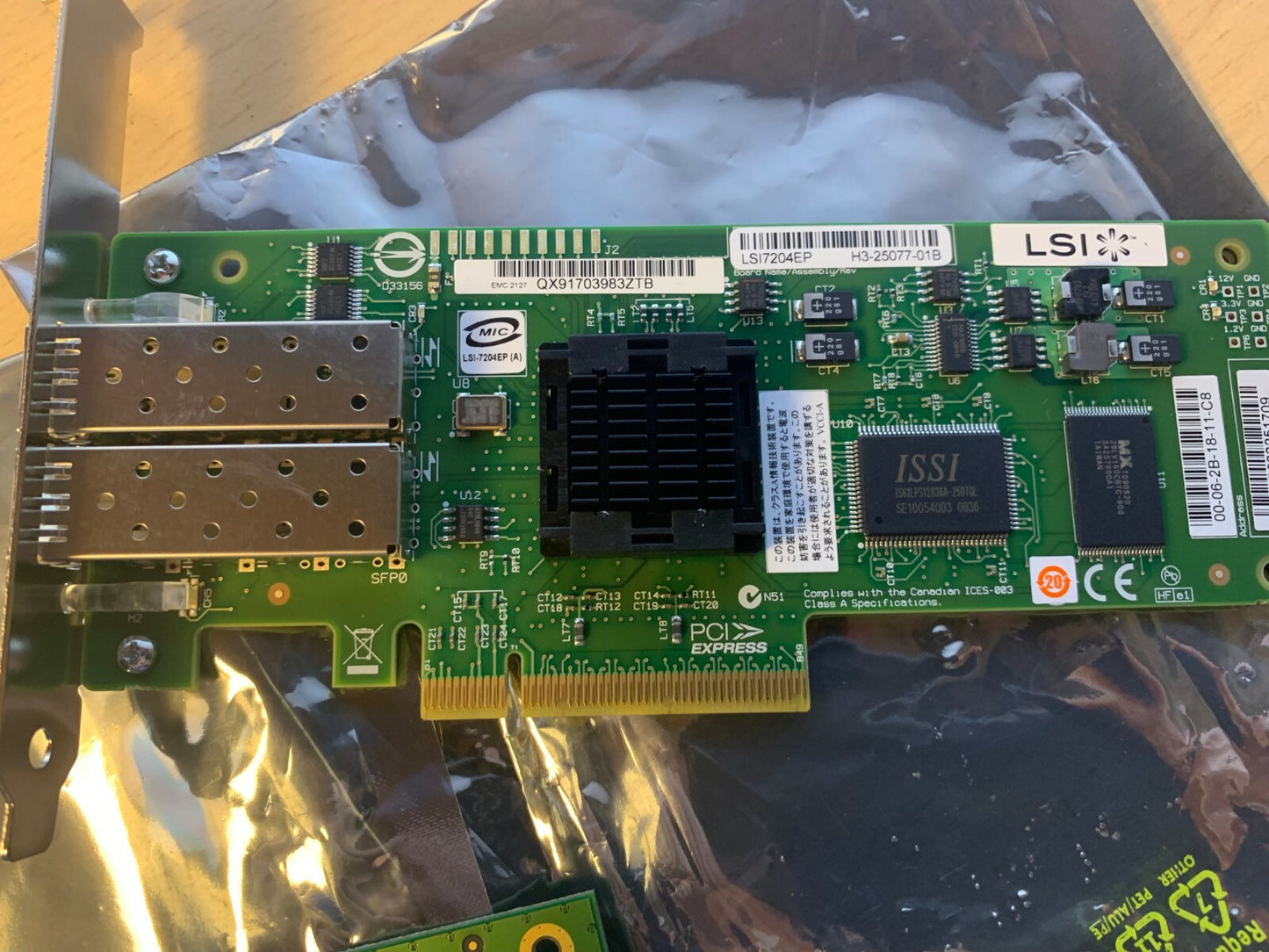 ATTO Celerity FC-22XH Storage Adapter CTFC-22XH-000 Fibre channel+ lsi 7204ep