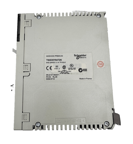 SCHNEIDER ELECTRIC TSXDSY64T2K 64Q 24VDC 0.1A TR. BLK - KLR Automation