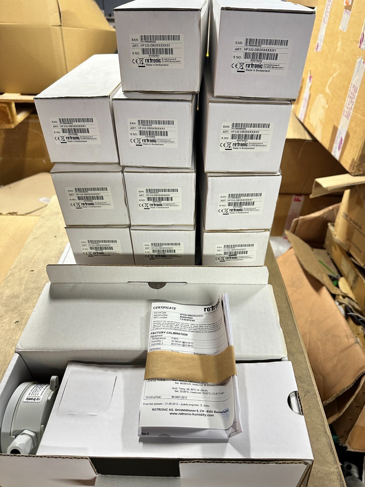 1pc x Rotronic HF332 - D - B Humidty Temperature HF332 - DB3XXXXX/01 - KLR Automation