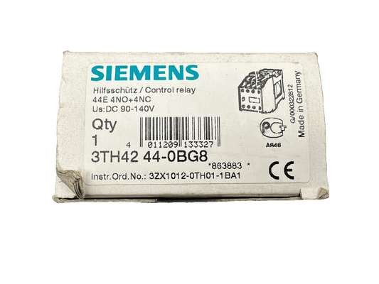 SIEMENS 3TH4244 - 0BG8 CONTROL RELAY x2pc - KLR Automation