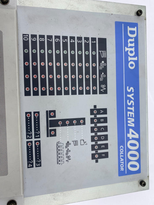 1pc x DUPLO PANEL CONTROL SYSTEM 4000 COLLATOR EB2114