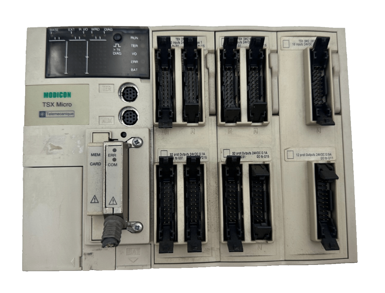 TELEMECANIQUE TSX3721001 TSX 3721 AC PV:09 RL:12 SV:6.0 + DMZ 64DTK + DMZ 28DTK - KLR Automation