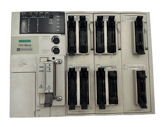 TELEMECANIQUE TSX3721001 TSX 3721 AC PV:09 RL:12 SV:6.0 + DMZ 64DTK + DMZ 28DTK - KLR Automation