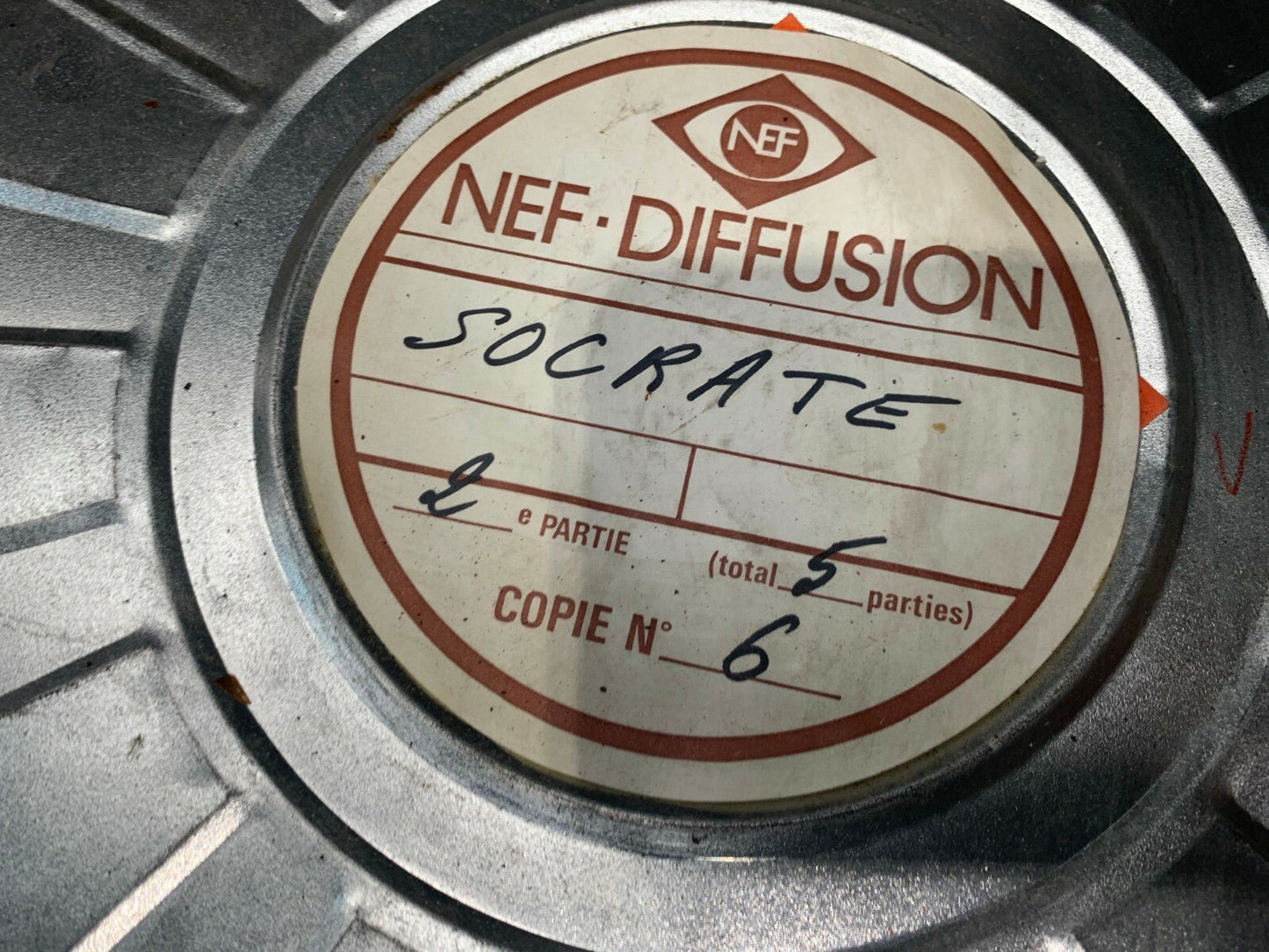 Old RARE Film Band 35mm Lot de 4 x Socrate film n 1, 2 , 3 ,4 NEF - DIFFUSION - KLR Automation