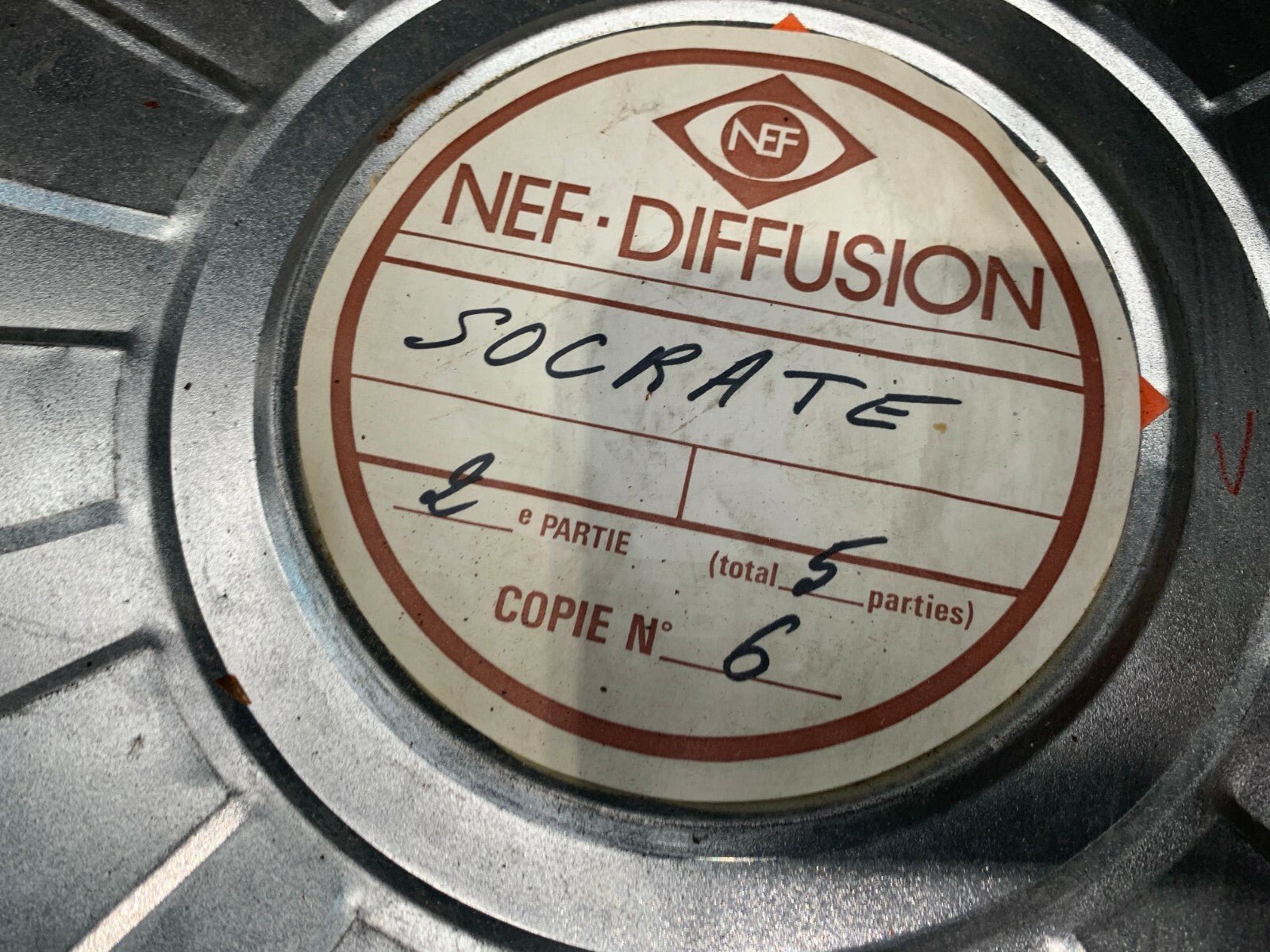 Old RARE Film Band 35mm Lot de 4 x Socrate film n 1, 2 , 3 ,4 NEF - DIFFUSION - KLR Automation