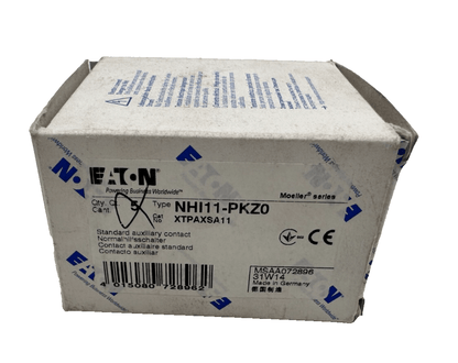 EATON NHI11 - PKZ0 XTPAXSA11 STANDARD AUXILLIARY CONTACT x5pc - KLR Automation