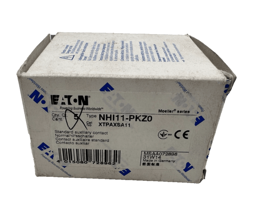 EATON NHI11 - PKZ0 XTPAXSA11 STANDARD AUXILLIARY CONTACT x5pc - KLR Automation