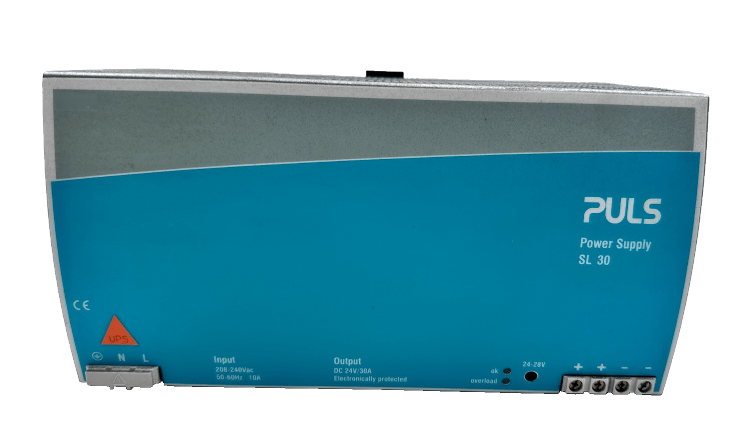 PULS SL 30 SL30.100 POWER SUPPLY AC 208 - 240V 5A - KLR Automation