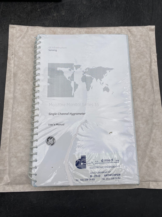 GENERAL ELECTRIC GE PANAMETRICS MMS35 - 341 - 1 - 100 MOISTURE MONITOR SERIES 35 12W - KLR Automation