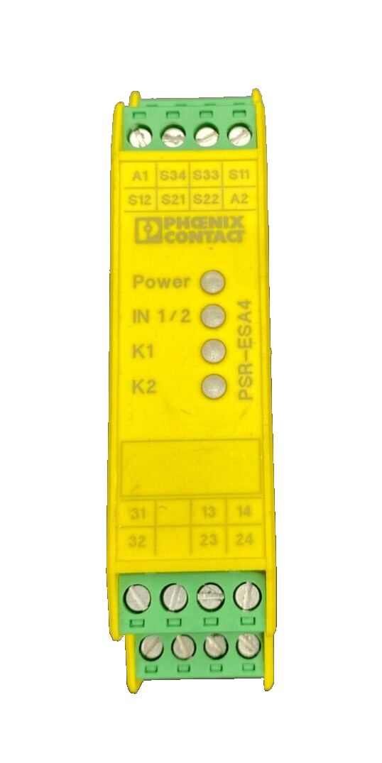 PHOENIX CONTACT 2963750 PSR - ESA4 PSR - SCP - 24UC/ESA4/2X1/1X2 SAFETY RELAY - KLR Automation