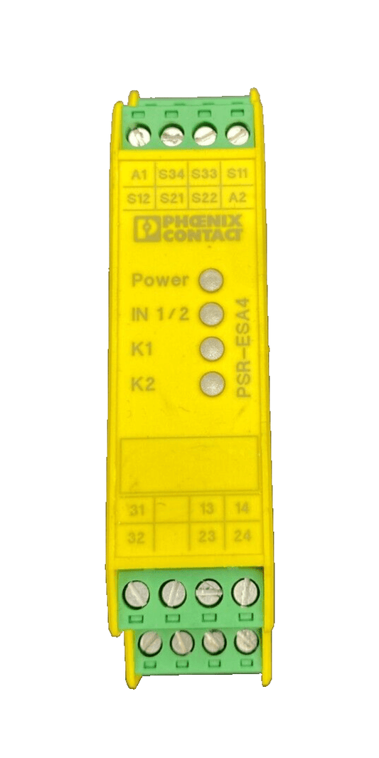 PHOENIX CONTACT 2963750 PSR - ESA4 PSR - SCP - 24UC/ESA4/2X1/1X2 SAFETY RELAY - KLR Automation