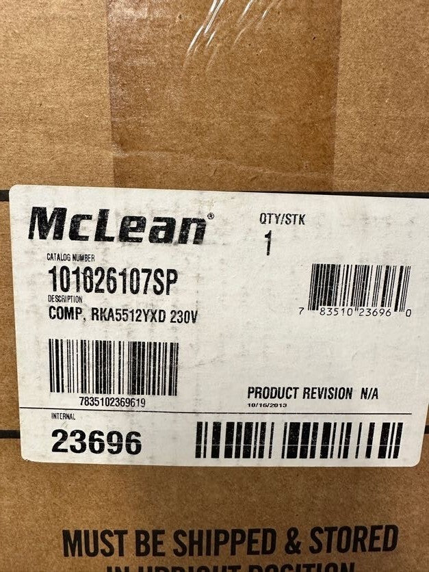 1pc x MC LEAN 101026107 SP COMPRESSOR RKA5512YXD 230V 23696