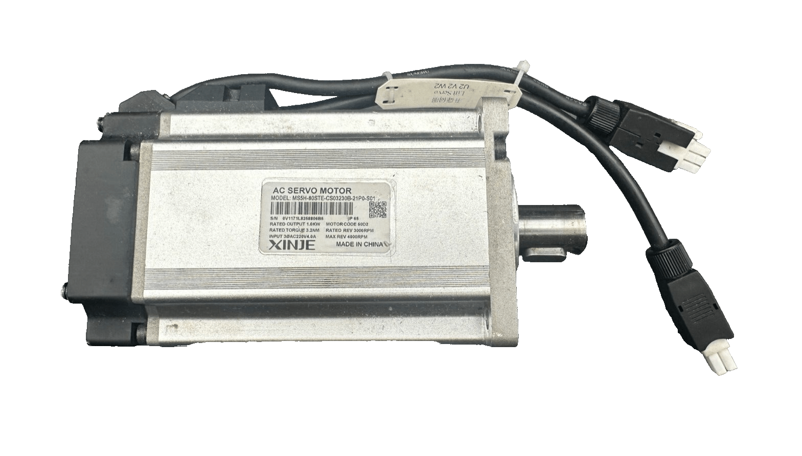 XINJE MS5S - 80STE - CS03230B - 21P0 - S01 AC SERVO MOTOR - KLR Automation