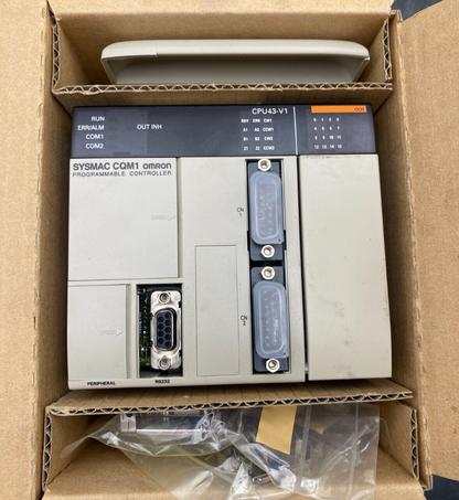 OMRON CQM1-CPU43-EV1 SYSMAC CQM1 PROGRAMMABLE CONTROLLER x1pc