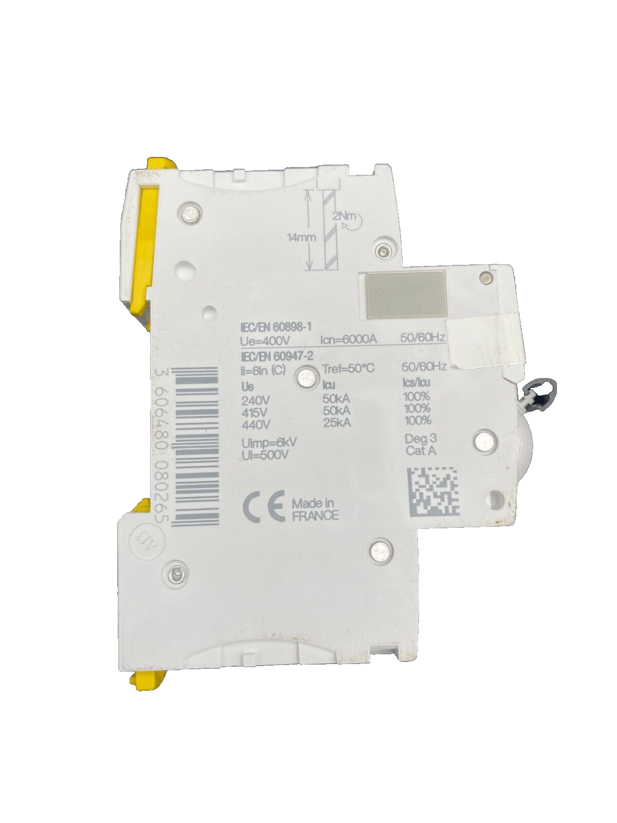 SCHNEIDER ELECTRIC IC60N C1A DISJONCTEUR x6pc - KLR Automation