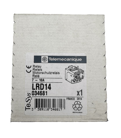 TELEMECANIQUE LRD14 034681 RELAIS 7 - 10A x2pc - KLR Automation