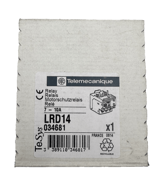 TELEMECANIQUE LRD14 034681 RELAIS 7 - 10A x2pc - KLR Automation