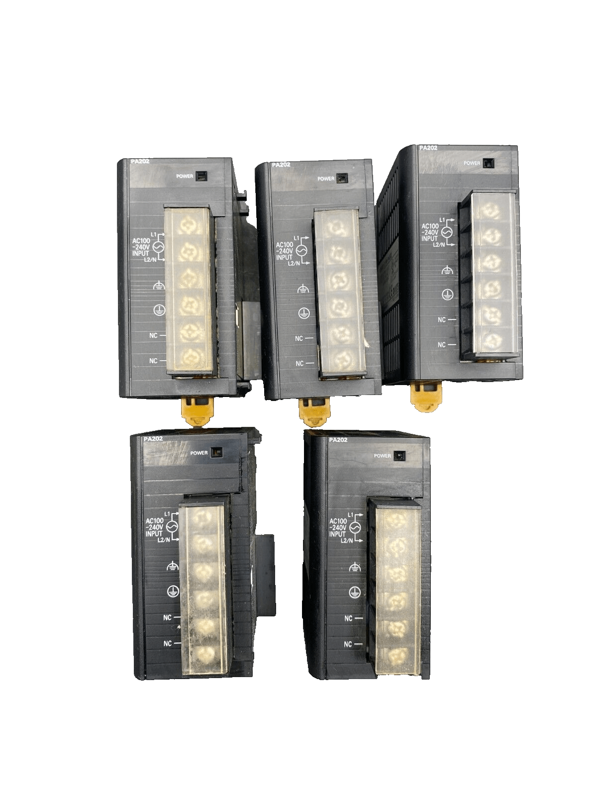 OMRON CJ1W - PA202 POWER SUPPLY x5pc - KLR Automation
