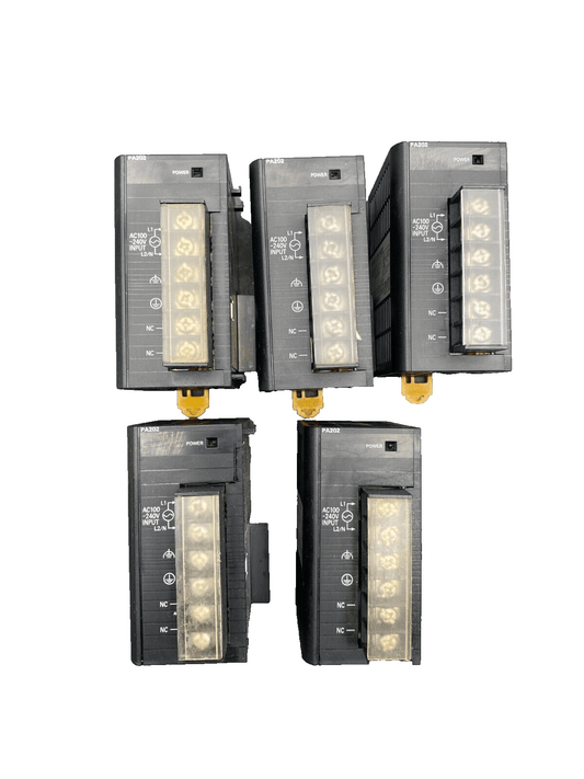 OMRON CJ1W - PA202 POWER SUPPLY x5pc - KLR Automation