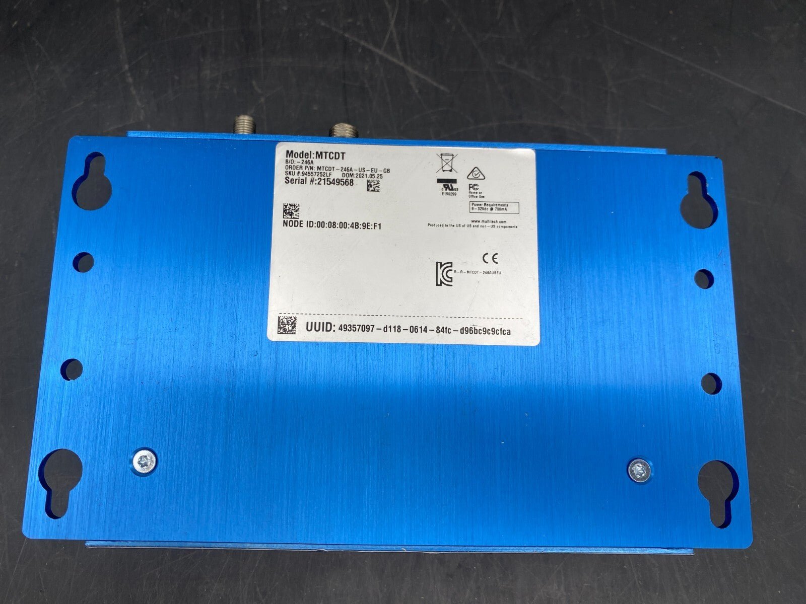 MULTITECH CONDUIT MTCDT 246A ETHERNET PROGRAMMABLE GATEWAY - KLR Automation