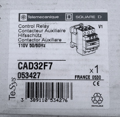 SCHNEIDER ELECTRIC CONTACTEUR AUXILIAIRE CAD32F7 x1 - KLR Automation