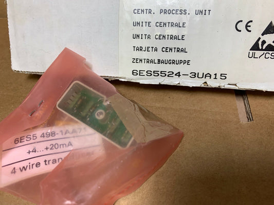 1  x  SIEMENS SIMATIC S5 6ES5524-3UA15 new + 6es5 498-1AA71