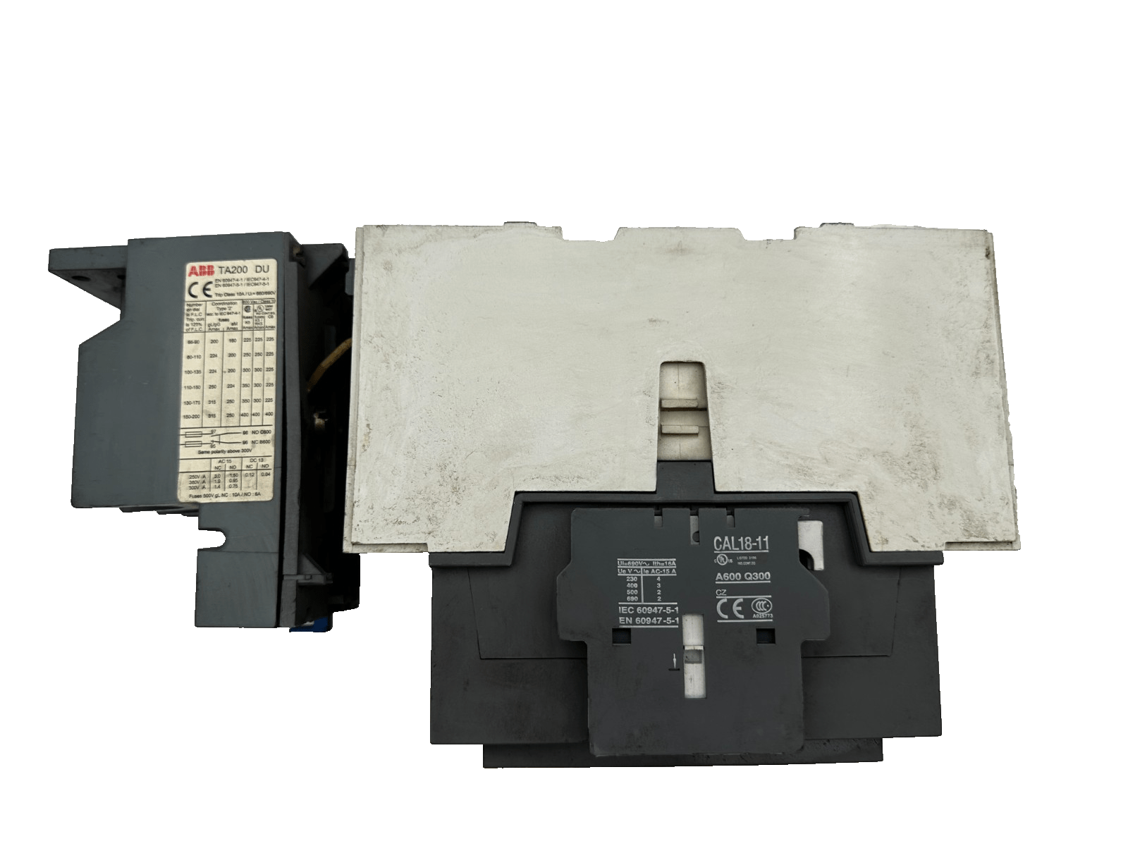 ABB A145 A145 - 30 + CAL 18 + TA200 DU CONTACTEUR 3 POLES - KLR Automation