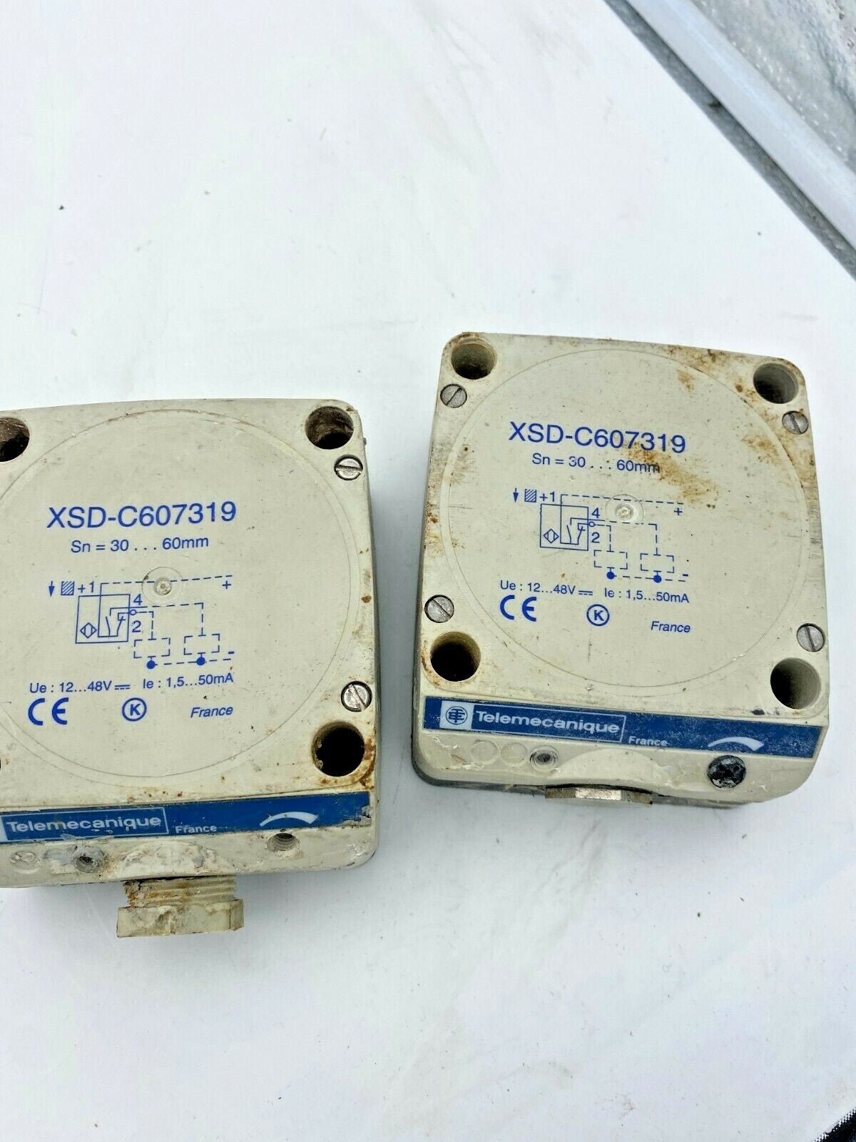 2 pc x TELEMECANIQUE PROXIMITY SENSOR SWITCH XSD C607319 - KLR Automation
