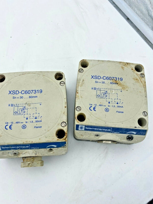 2 pc x TELEMECANIQUE PROXIMITY SENSOR SWITCH XSD C607319 - KLR Automation