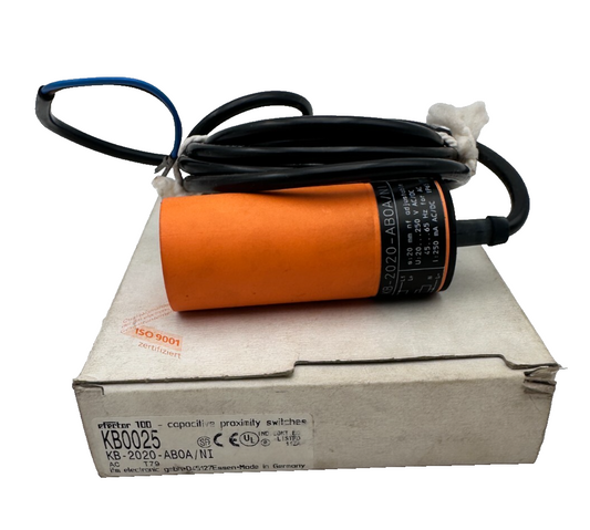 IFM EFECTOR KB0025 KB-2020-AB0A/NI CAPACITIVE PROXIMITY SWITCH x1pc