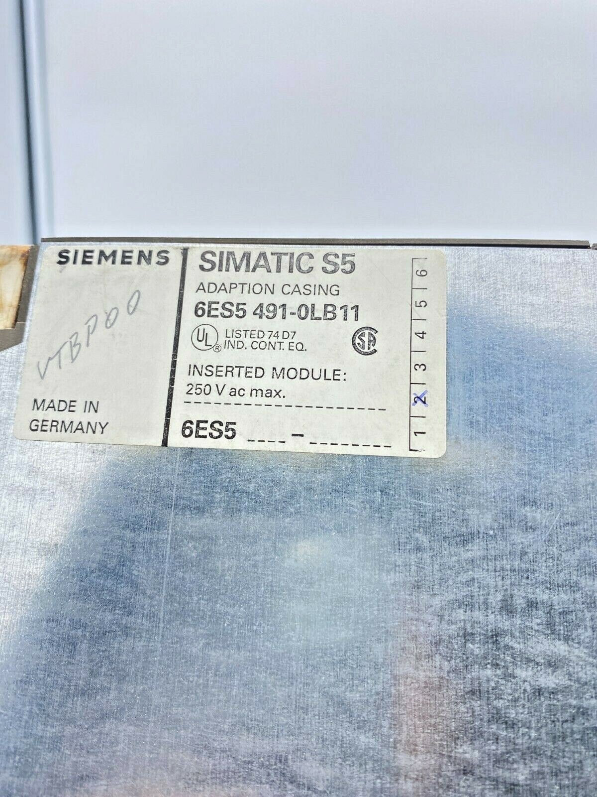 SIEMENS S5 6ES5 308 - 3UA12 INTERFACE MODULE + Eprom +491 - 0LB11 - KLR Automation