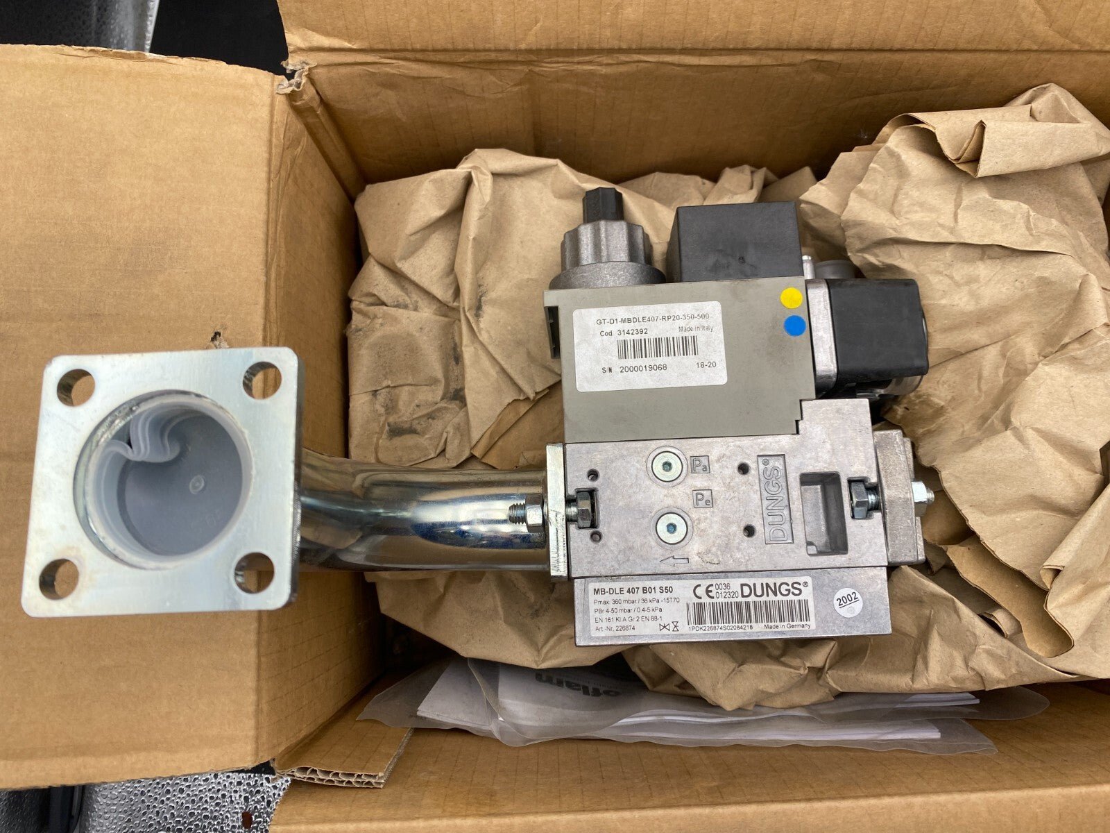 ECOFLAM 3142392 GT - D1 - MBDLE407 - RP20 - 350 - 500 DUNGS MB - DLE 407 B01 S50 - KLR Automation