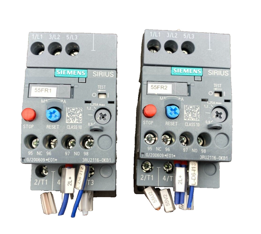 SIEMENS 3RU2116-0KB1 CIRCUIT BREAKER x2pc