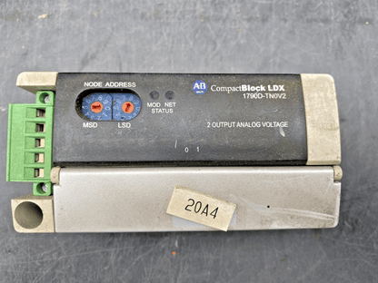 ALLEN BRADLEY 1790D - TN0V2 SER.A 95751601 REV.A01 F/W REV 1.001 OUTPUT ANALOG VOL - KLR Automation