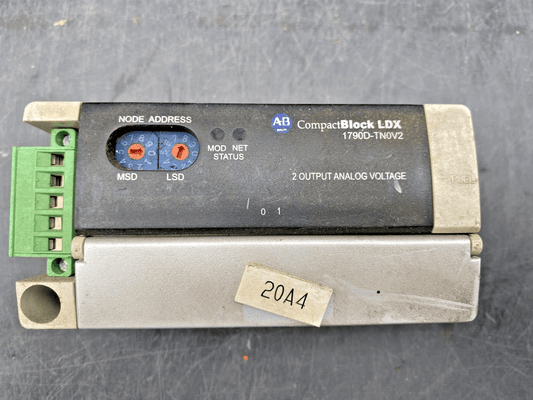 ALLEN BRADLEY 1790D - TN0V2 SER.A 95751601 REV.A01 F/W REV 1.001 OUTPUT ANALOG VOL - KLR Automation