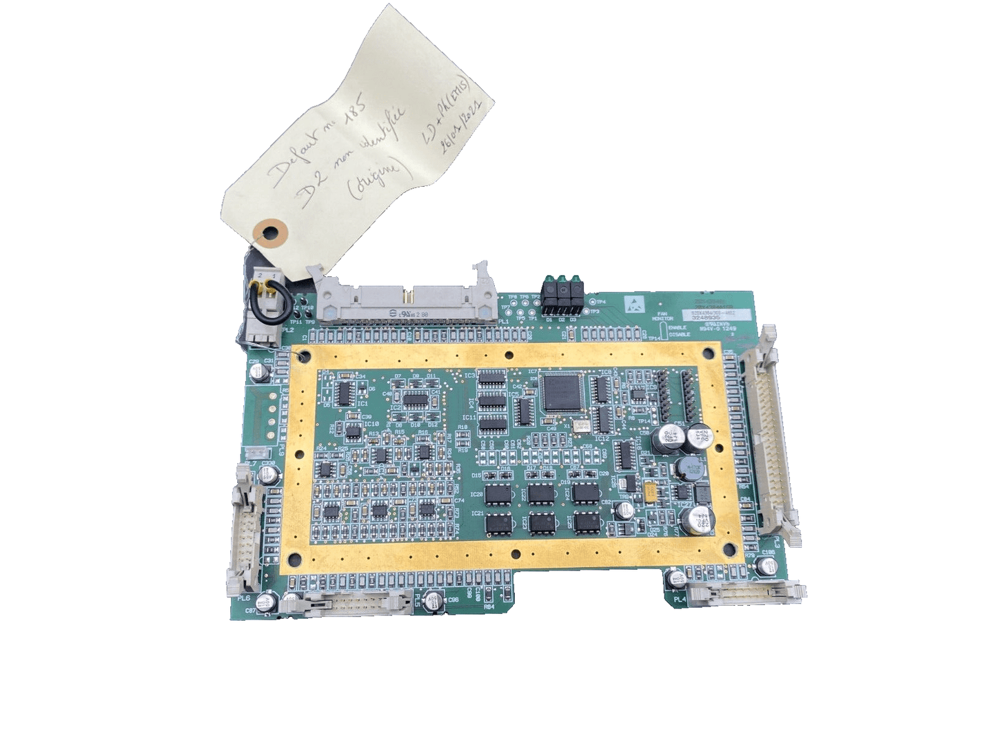 GENERAL ELECTRIC ALSTOM S20X4384/300 - 4602 PCB FOR MVD300 - 4602 DEFAUT N° 185 - KLR Automation