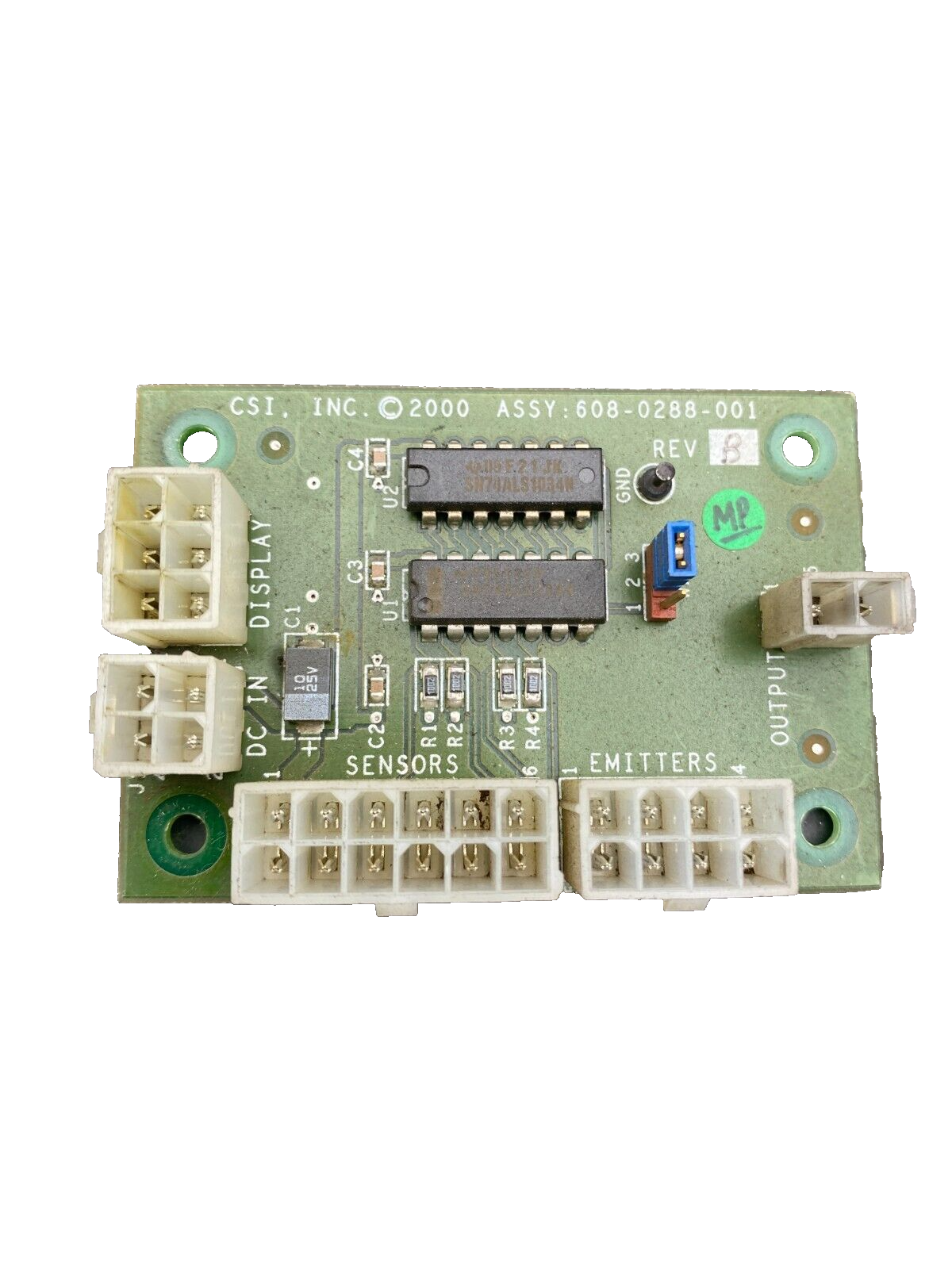 CSI DE LA RUE CASH SYSTEMS 608-0288-001 REV B 608-0287-001 AMPCB-1-0 x3pc