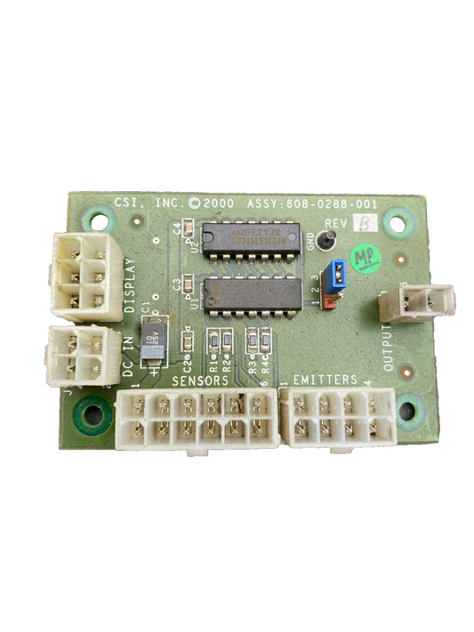 CSI DE LA RUE CASH SYSTEMS 608-0288-001 REV B 608-0287-001 AMPCB-1-0 x3pc
